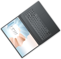 Ноутбук MSI Modern 15 A11SBL-453XRU Core i5 1135G7/8Gb/SSD512Gb/NVIDIA GeForce MX450 2Gb/15.6;/IPS/FHD (1920x1080)/Free DOS/dk.grey/WiFi/BT/Cam