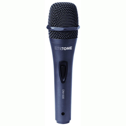 INVOTONE DM500 - микрофон динамический кардиоидный 60…16000 Гц, -50 дБ, 600 Ом, выкл. 6 м кабель.