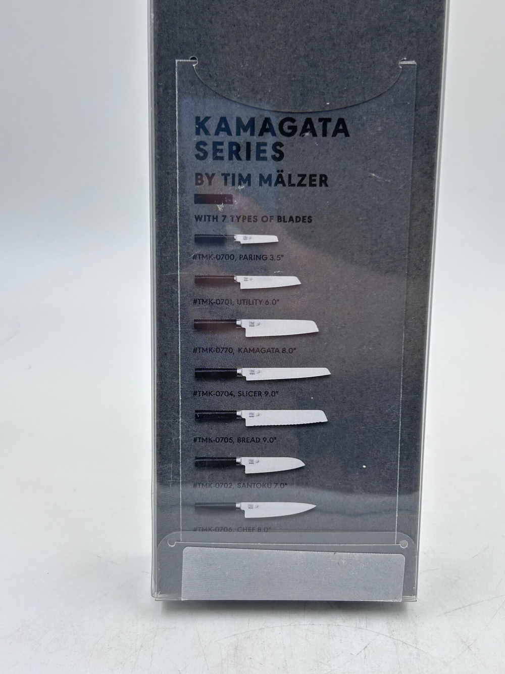 Нож KAI Tim Mlzer "Kamagata" Slicer 9, кухонный, для рыбы и суши, сталь, 23 см (Япония)