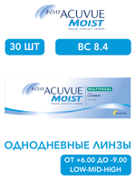 Однодневные мультифокальные контактные линзы 1-Day Acuvue Moist Multifocal (уп. 30 линз)