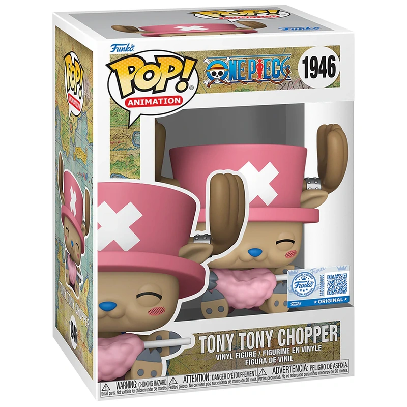 Funko POP! One Piece: Tony Tony Chopper w/Cotton Candy (Exc) (1946) (УЦЕНКА)