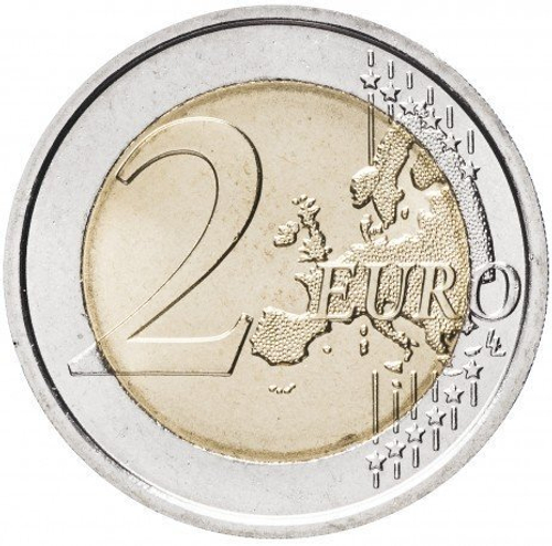 2 евро 2010 Италия. 200 лет со дня рождения Камилло Кавура. UNC