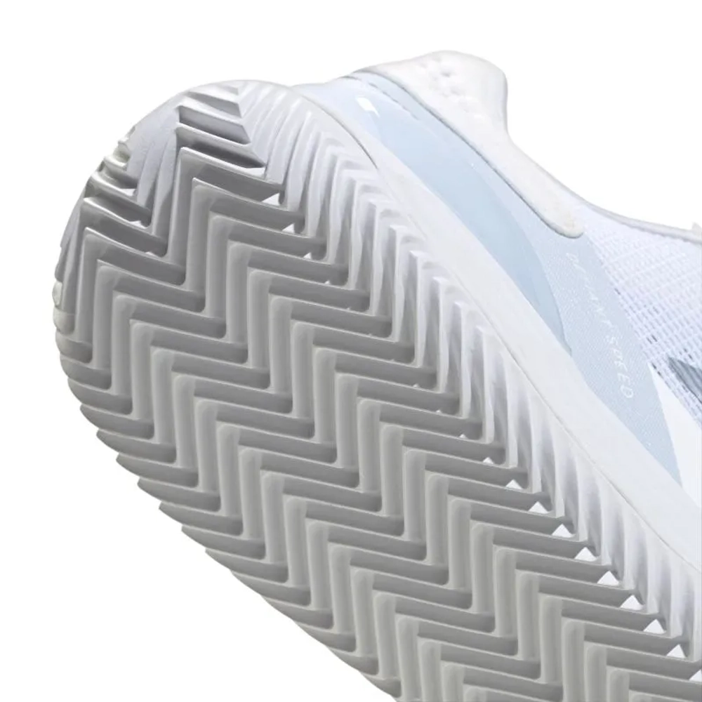 Женские теннисные кроссовки Adidas Defiant Speed 2 W Clay - white/crystal sky/core black