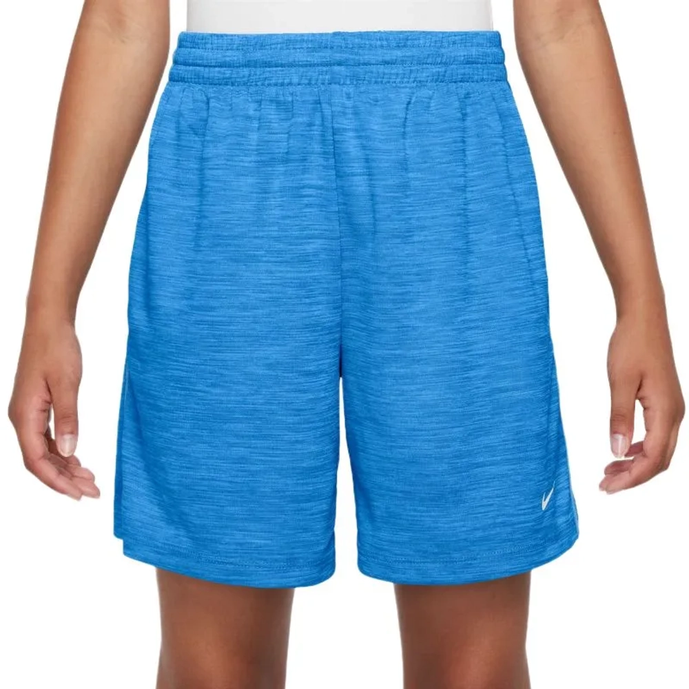 Шорты для мальчика теннисные Nike Kids Dri-FIT Multi Big Training - light photo blue/footМяч blue/white