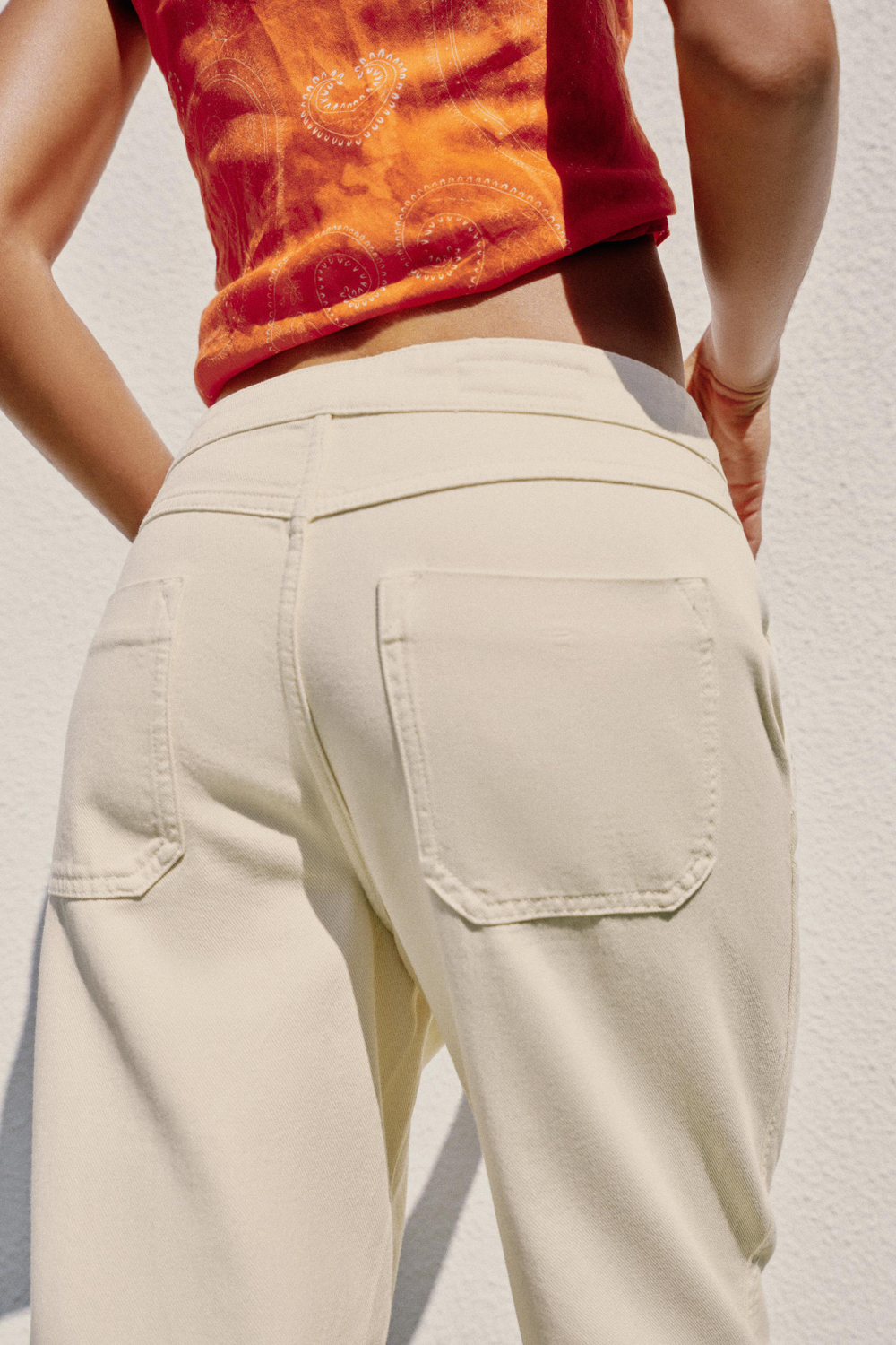 ДЖИНСЫ Z1975 CHINO СВОБОДНОГО КРОЯ — ZARA