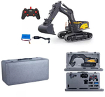 Радиоуправляемый экскаватор серый HUI NA TOYS масштаб 1:14 2.4G - HN1594-GREY