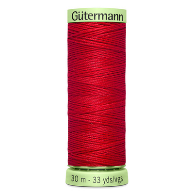 Нить Top Stitch 30/30 м для декоративной отстрочки, Gutermann, 156 красный