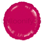 Фольгированная фигура, круг 18"/46СМ Металлик Burgundy