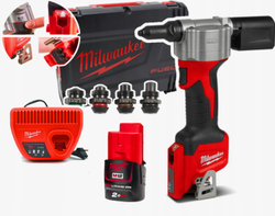 Аккумуляторный заклепочник M12 BPRT-0, Milwaukee 4933464404