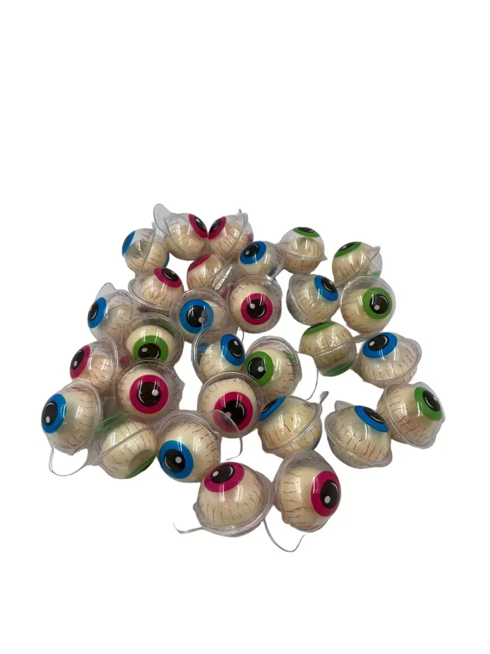 Жевательный мармелад "Eyeball Gummy " с кислой начинкой 30шт