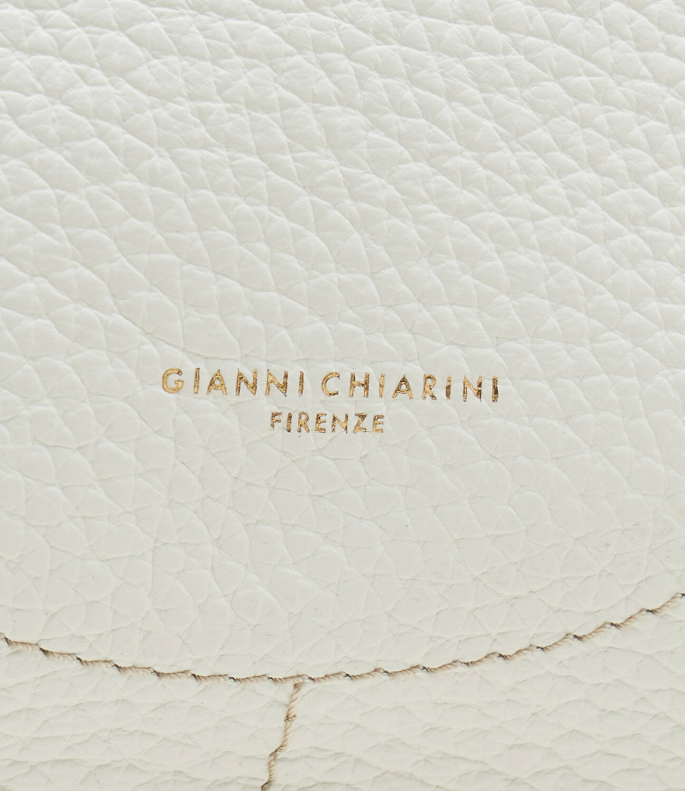Кожаная сумка через плечо GIANNI CHIARINI - кремовый (BS 10894 TKL-CM)