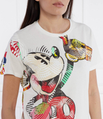Футболка DESIGUAL X MICKEY MOUSE Desigual - белый(24SWTKAR)