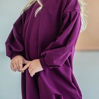 Платье свободного кроя "Слива"