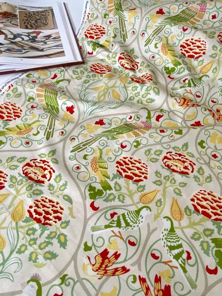 Seasons by may светло-бежевый, отрез 95 см 100% хлопок, Handmade Fabrics 2