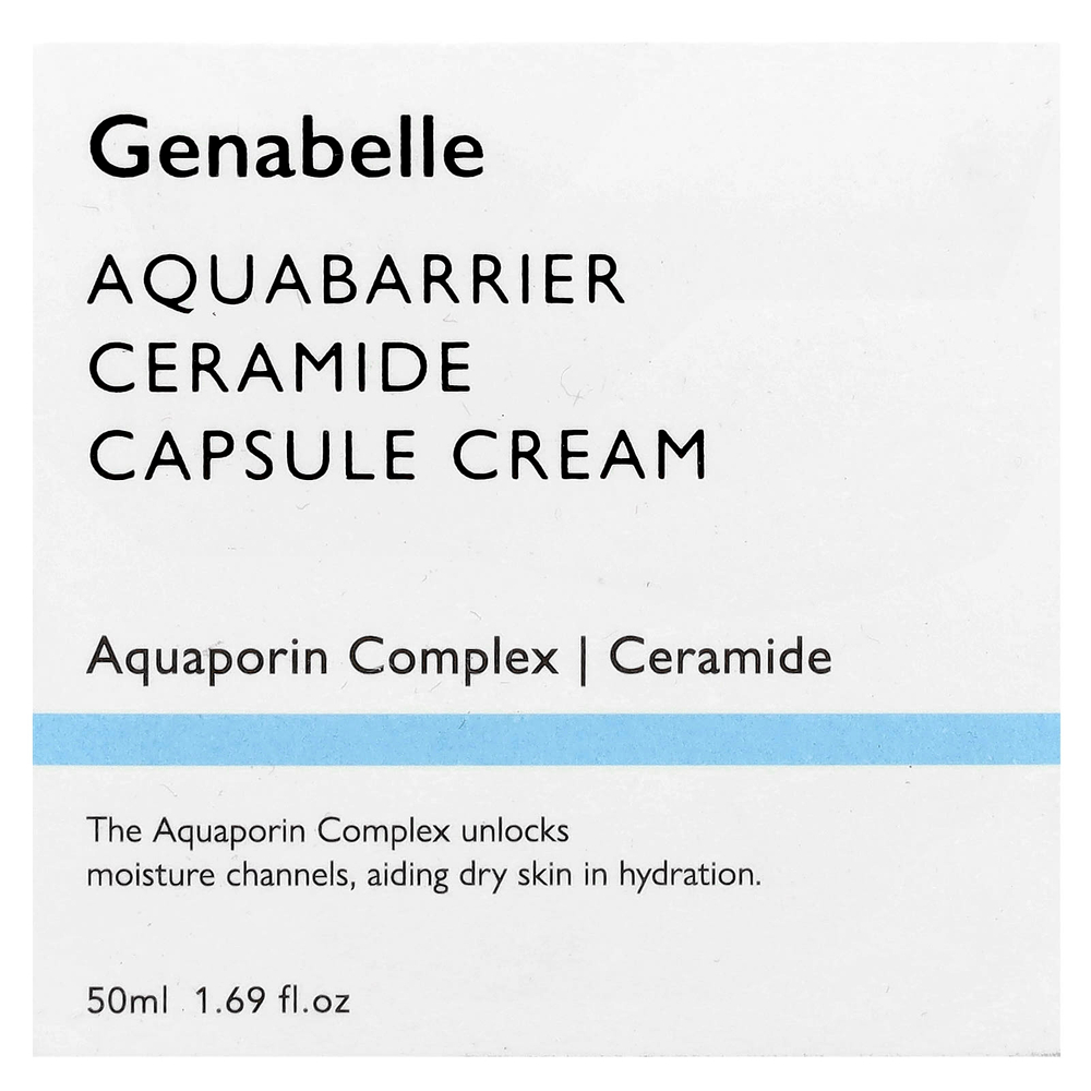 Genabelle, Aquaberrier, крем с керамидами в капсулах, 50 мл (1,69 жидк. Унции)