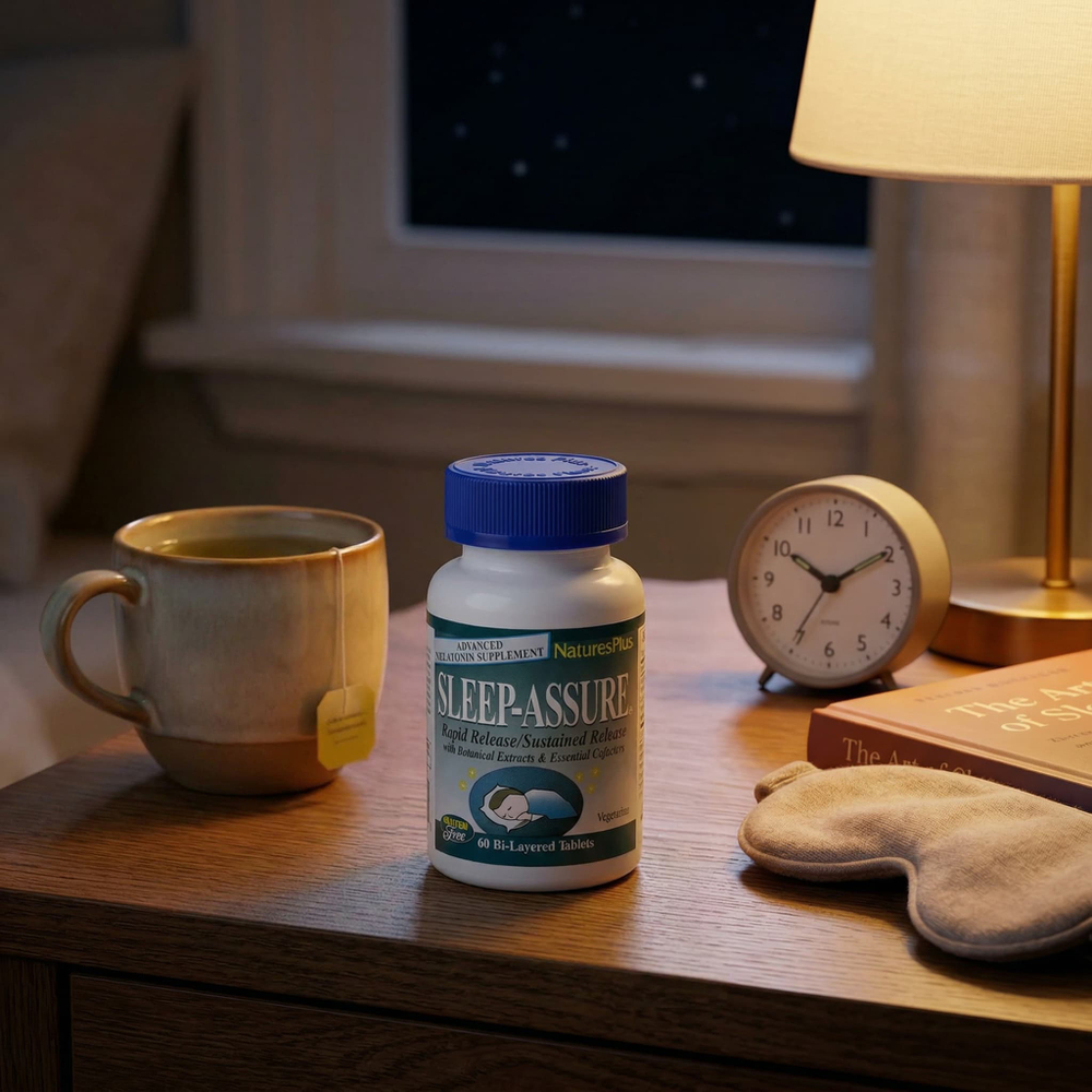 NaturesPlus, Sleep Assure®, 60 двухслойных таблеток