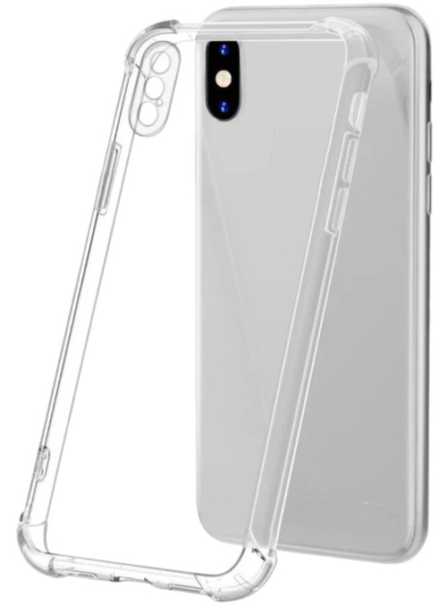 Чехол-накладка силикон 1.5мм i-Phone X/XS прозрачный противоударный тех.пак