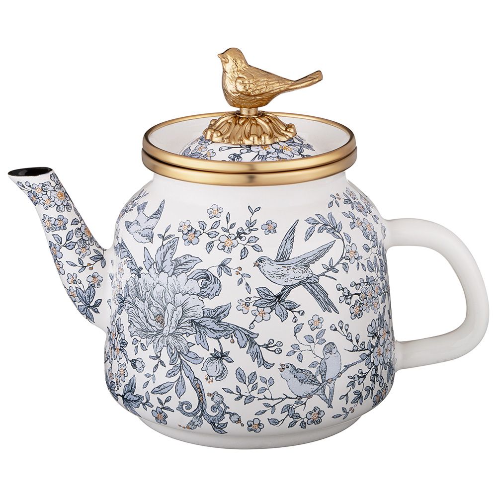ЧАЙНИК ЭМАЛИРОВАННЫЙ LEFARD, СЕРИЯ ROYAL GARDEN, 1,0Л ПОДХОДИТ ДЛЯ ИНДУКЦИОН.ПЛИТ