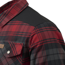 Рубашка Helikon-Tex Winter Warden Shirt Slate Crimson Plaid (3XL/Regular, Slate Crimson Plaid)