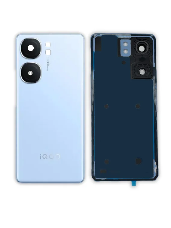 Задняя крышка для  Iqoo Neo 9S Pro 5G синяя (Blue) со стеклом камеры