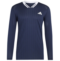 Мужская теннисная футболка Adidas Climacool Long Sleeve Top — legend ink