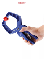 Ручной зажим WORKPRO 100 мм, с храповиком WP232015