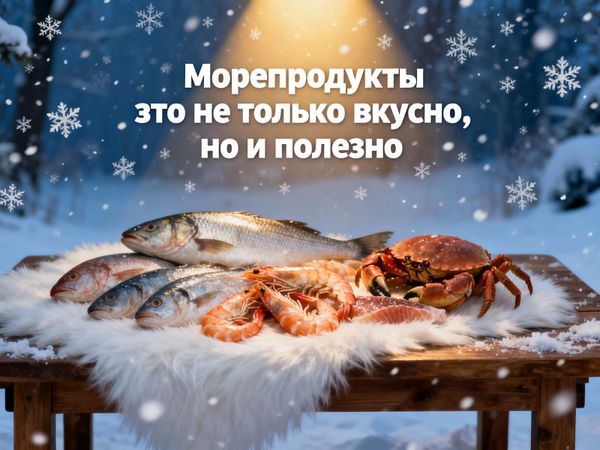 Морепродукты — это не только вкусно, но и полезно! Морепродукты — это не только вкусно, но и полезно!