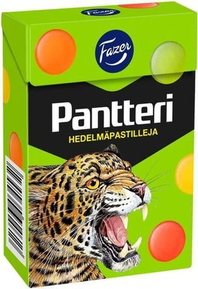 Пастилки фруктовые Fazer "PANTTERI" 70 г (из Финляндии)