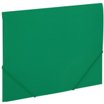 Папка на резинках А4 0,5мм. "Pixel" темно-зеленая, до 300л. (BRAUBERG)