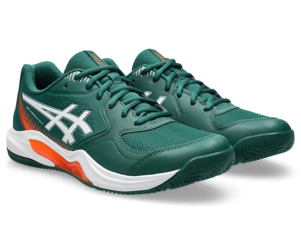 Мужские кросовки для Padel Asics Gel-Dedicate 9 Padel - jewel green/white