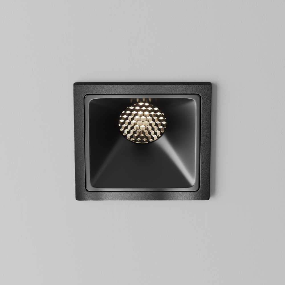 Встраиваемый светодиодный светильник Maytoni Alfa LED DL043-01-10W4K-SQ-B-1