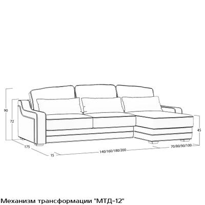Диван Линеа (с механизмом) DLi