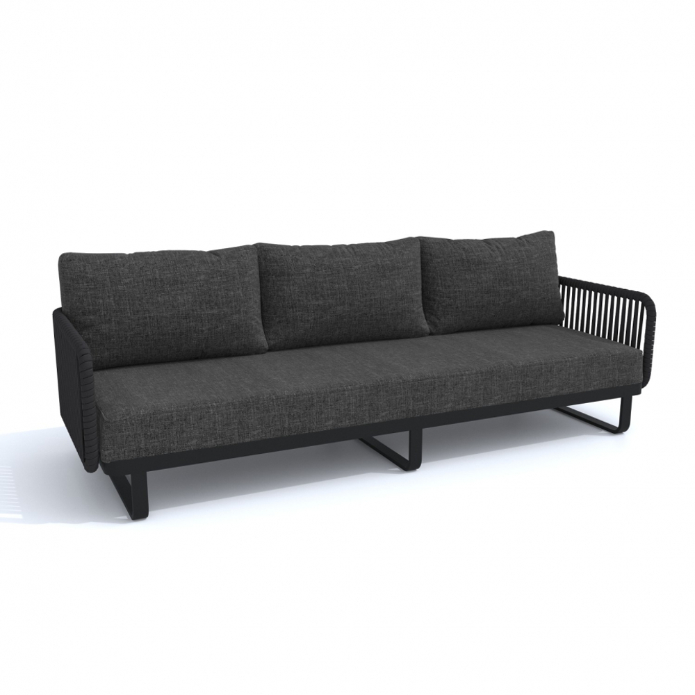 Лаунж зона Ideal Patio БЕЛЛИСА С с трехместным диваном - маренго