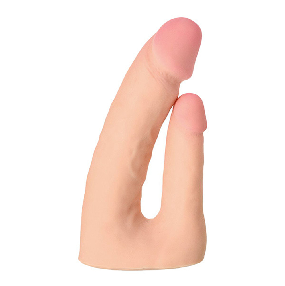 Поясной страпон 19см с насадкой для двойного проникновения ToyFa RealStick Elite 984104