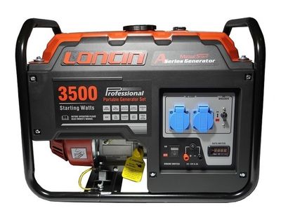 Генератор бензиновый Loncin LC3500-AS - [2.8 кВт / 220V]