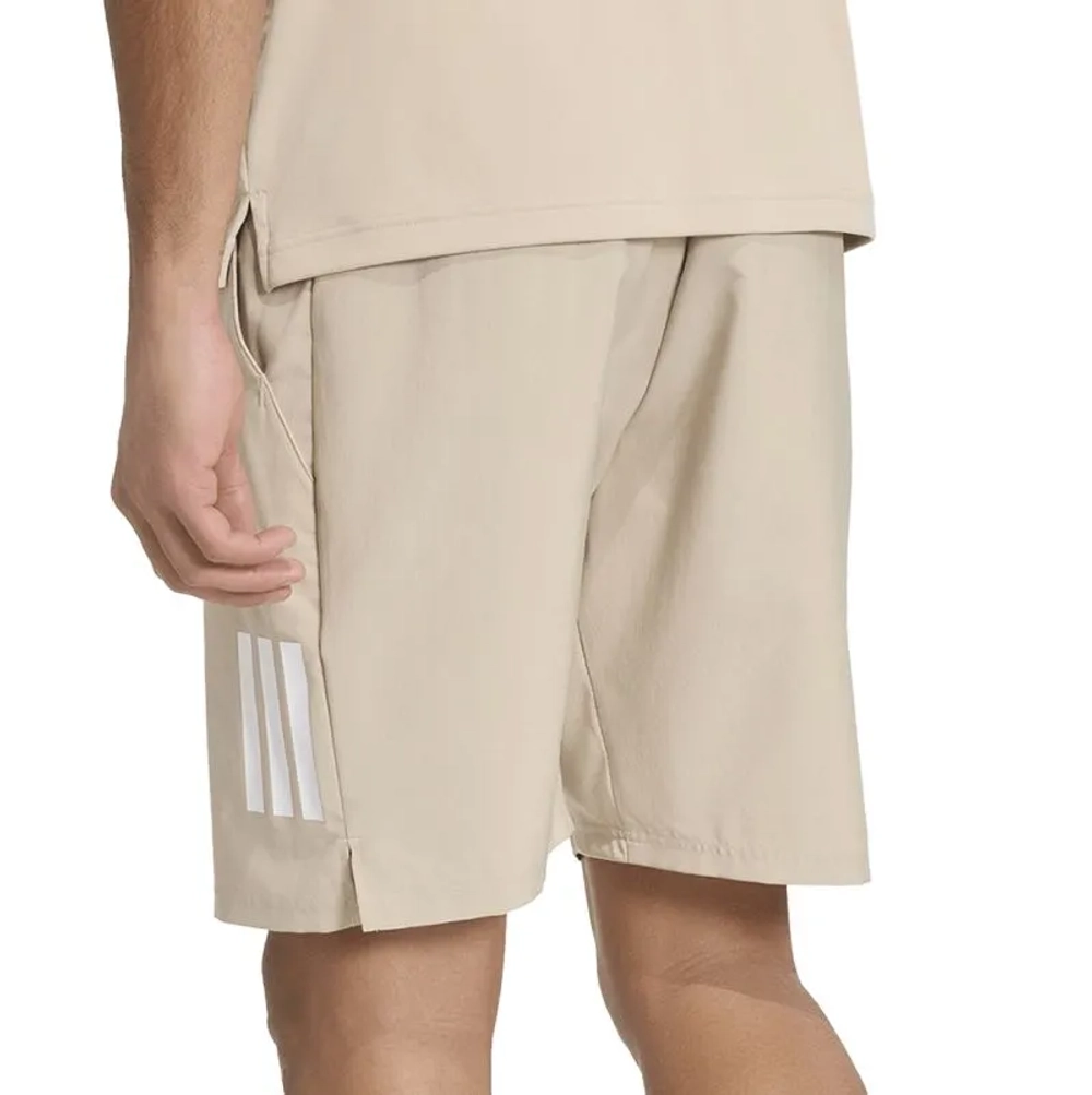 Теннисные шорты Adidas Club Tennis Climacool 3-Stripes 7" - khaki three