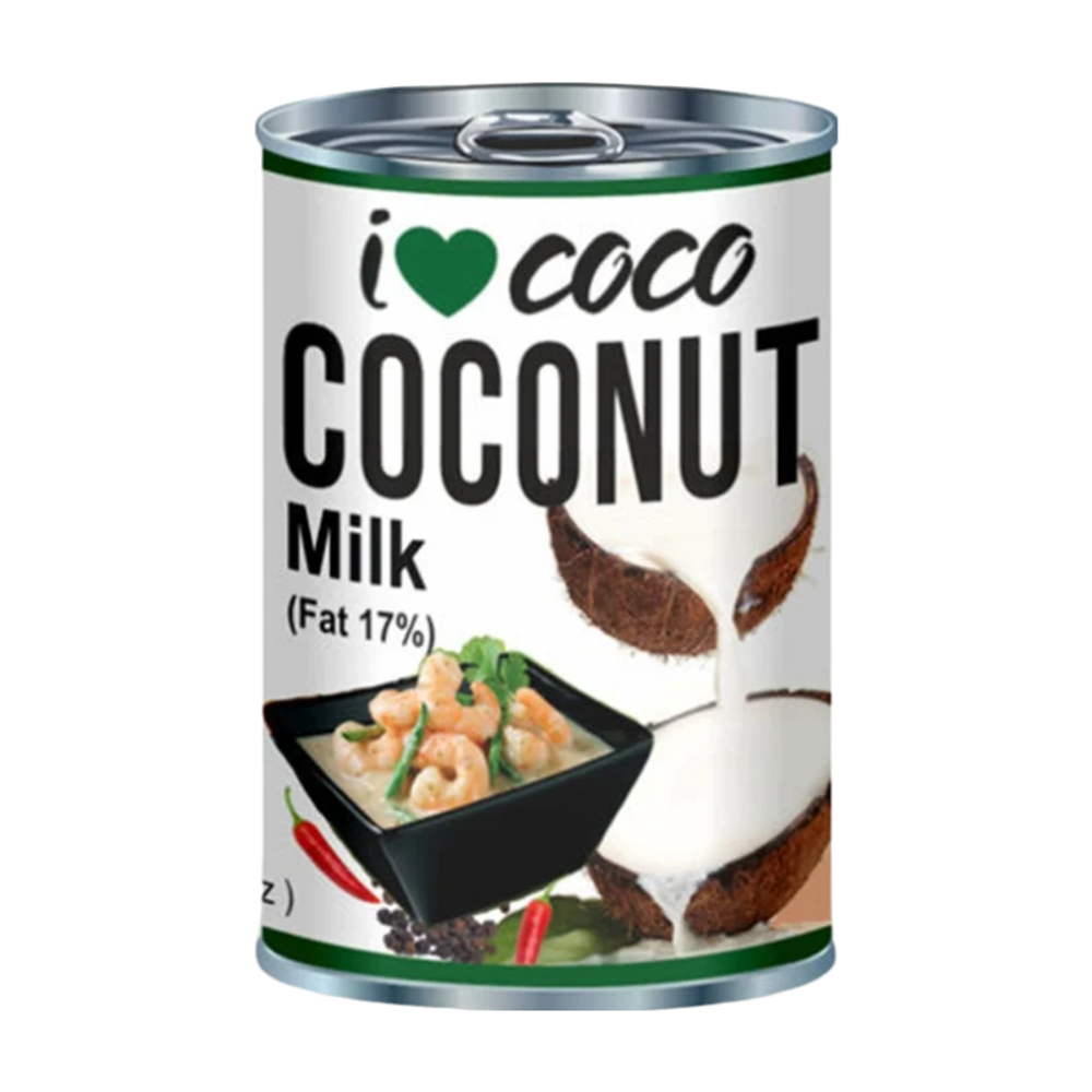 Кокосовое молоко 17% 400мл жестяная банка (I Love Coco)