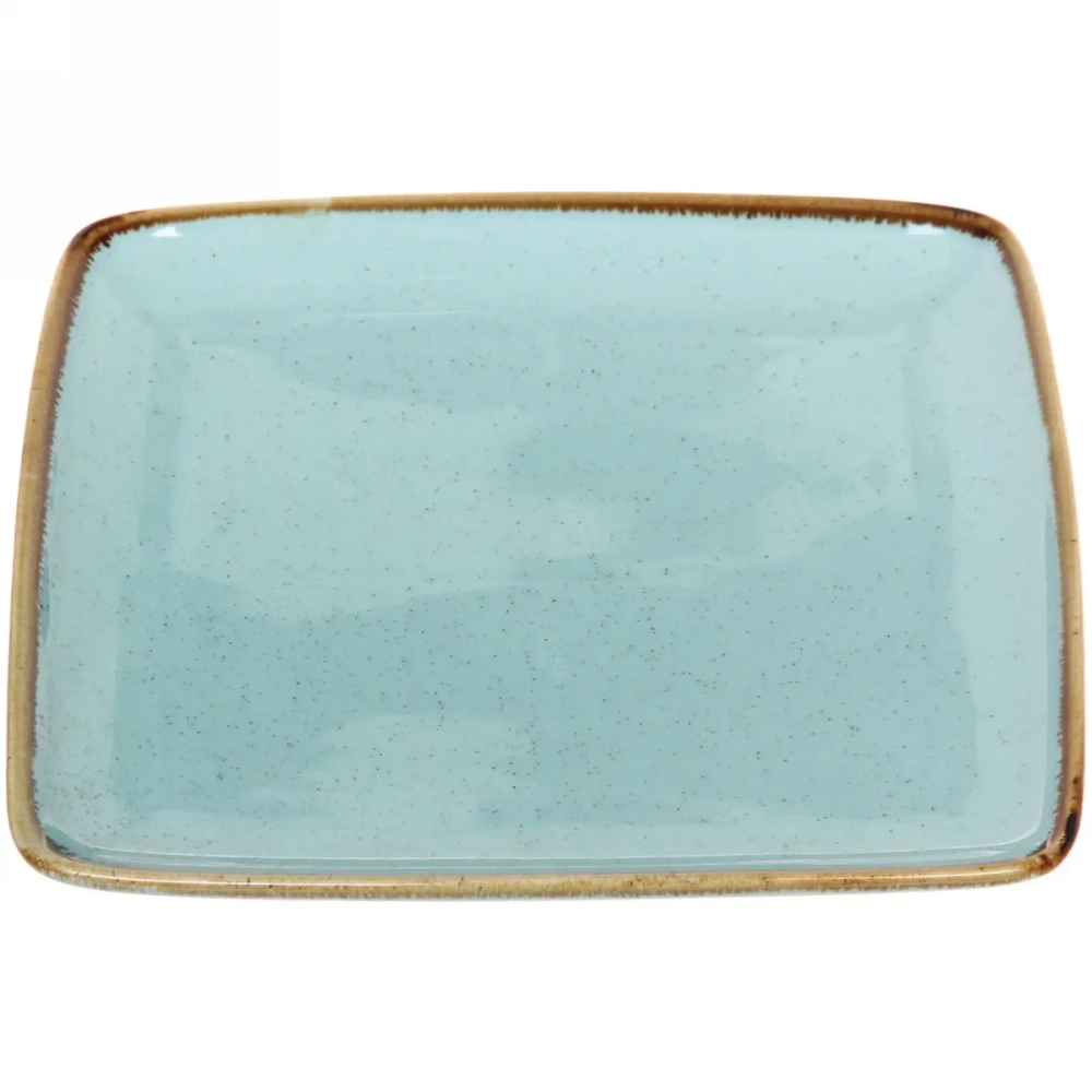 Тарелка керамическая «Tiffany Blue» обеденная 20,3*20,3*2см