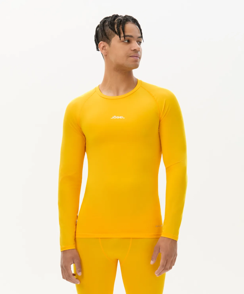 Футболка компрессионная с длинным рукавом CAMP PerFormDRY Baselayer LS Tee, желтый