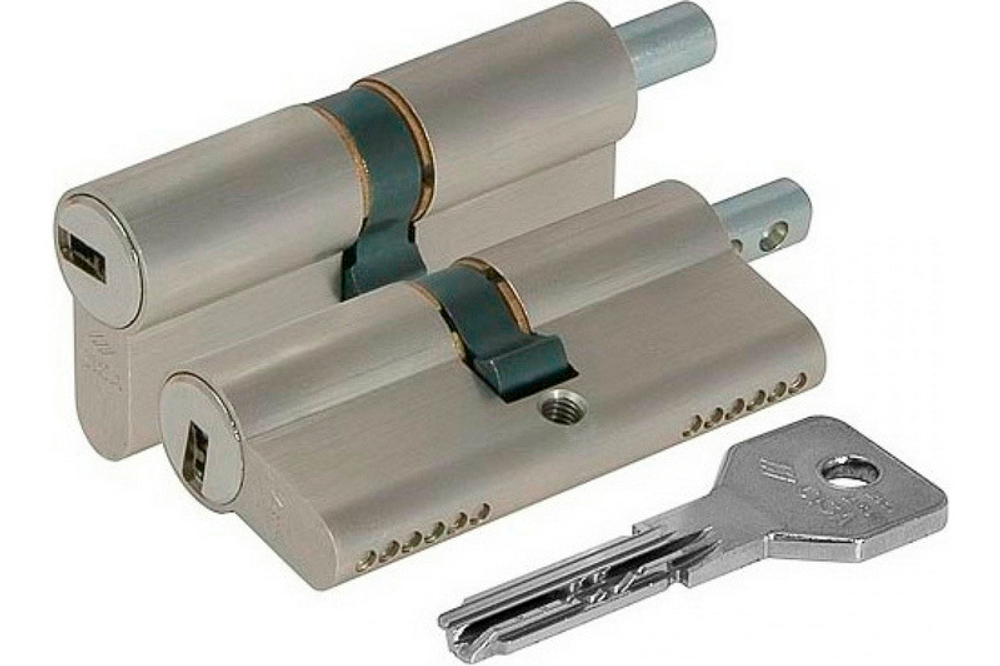 Цилиндр CISA под вертушку ASIX ОE302-82.12 (70 мм/25+10+35в) никель