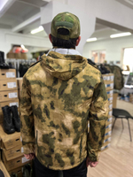 Куртка тактическая softshell мох