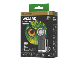 Мультифонарь светодиодный Armytek Wizard C2 Pro Max Max Magnet , 4000 лм, холодный свет, аккумулятор