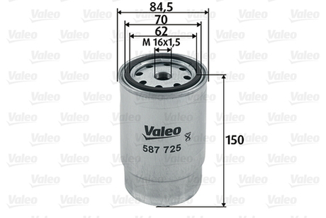 VALEO - 587725-VAL - Fuel Filter