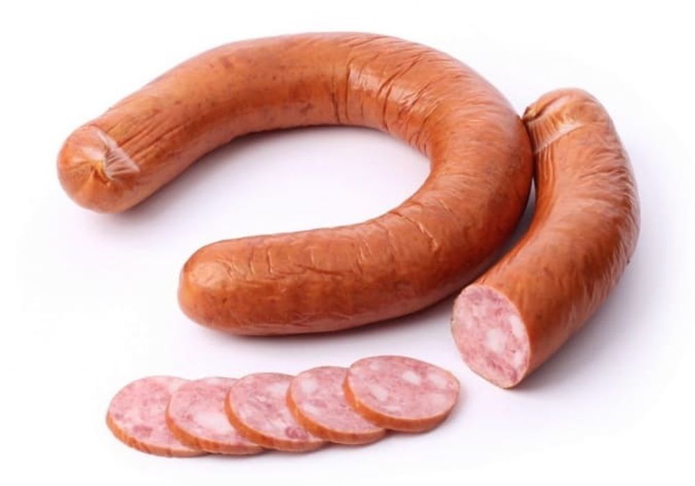 Белорусская колбаса полукопченая "Кубанская" Брест - купить с доставкой на дом по Москве и области