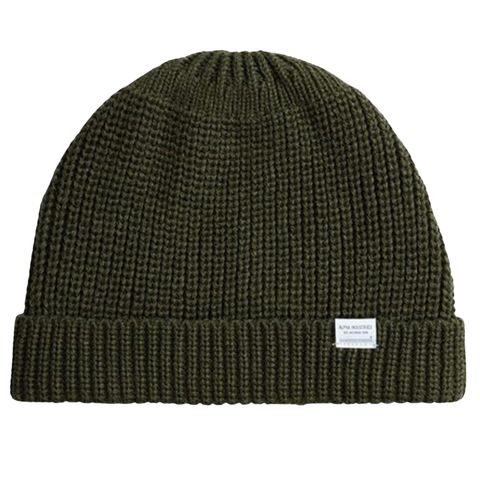 Шапка Alpha Industries Essential Watch Cap Olive (Зеленая)