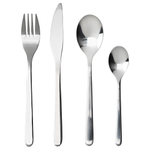 Набор столовых приборов на 6 персон IKEA FORNUFT (ФЁРНУФТ), Нержавеющая сталь, 24 шт