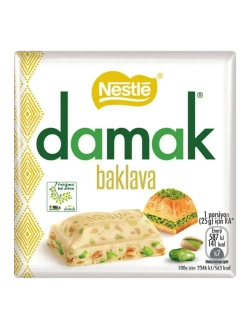 Белый шоколад с фисташками и пахлавой baklava 360 гр