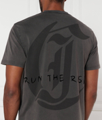 Футболка Run the risk Just Cavalli - графитовый(77OAHC03CJW61)