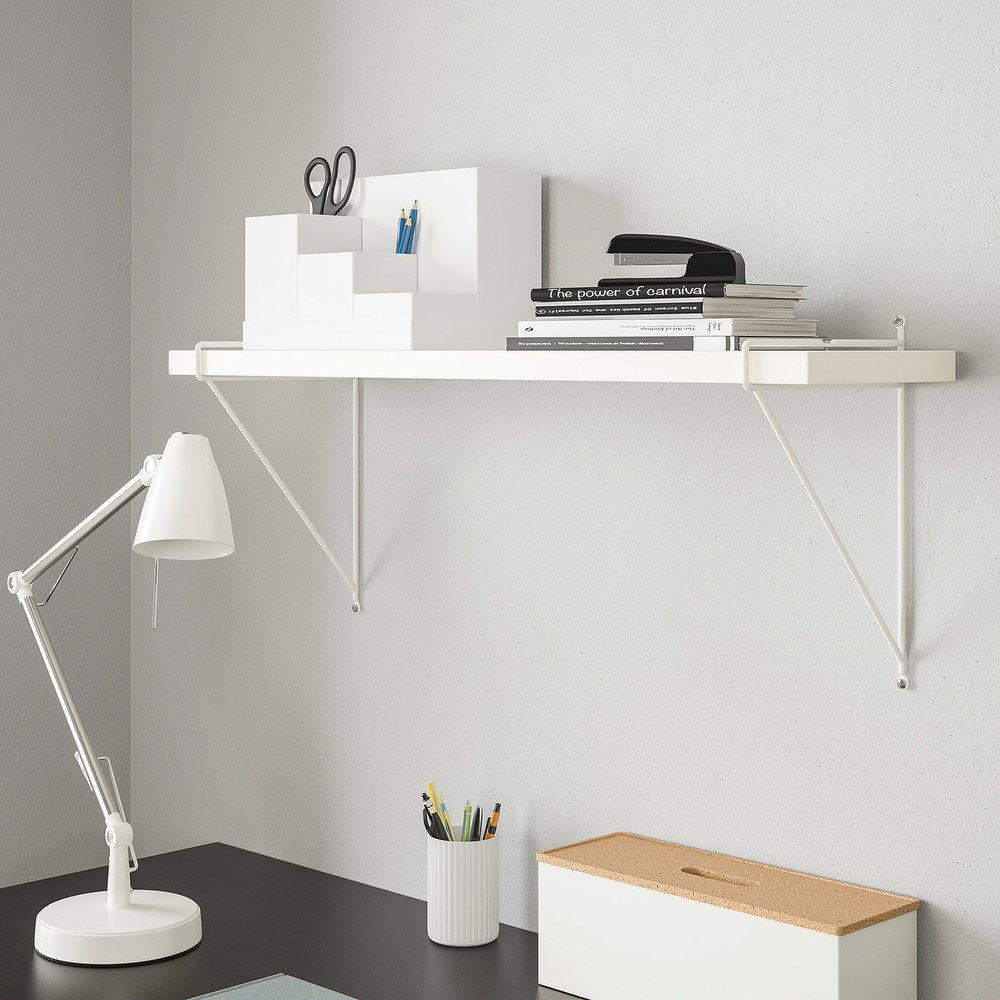 IKEA PERSHULT  (ИКЕА ПЕРСХУЛТ)  -  Кронштейн - белый 20x30 см