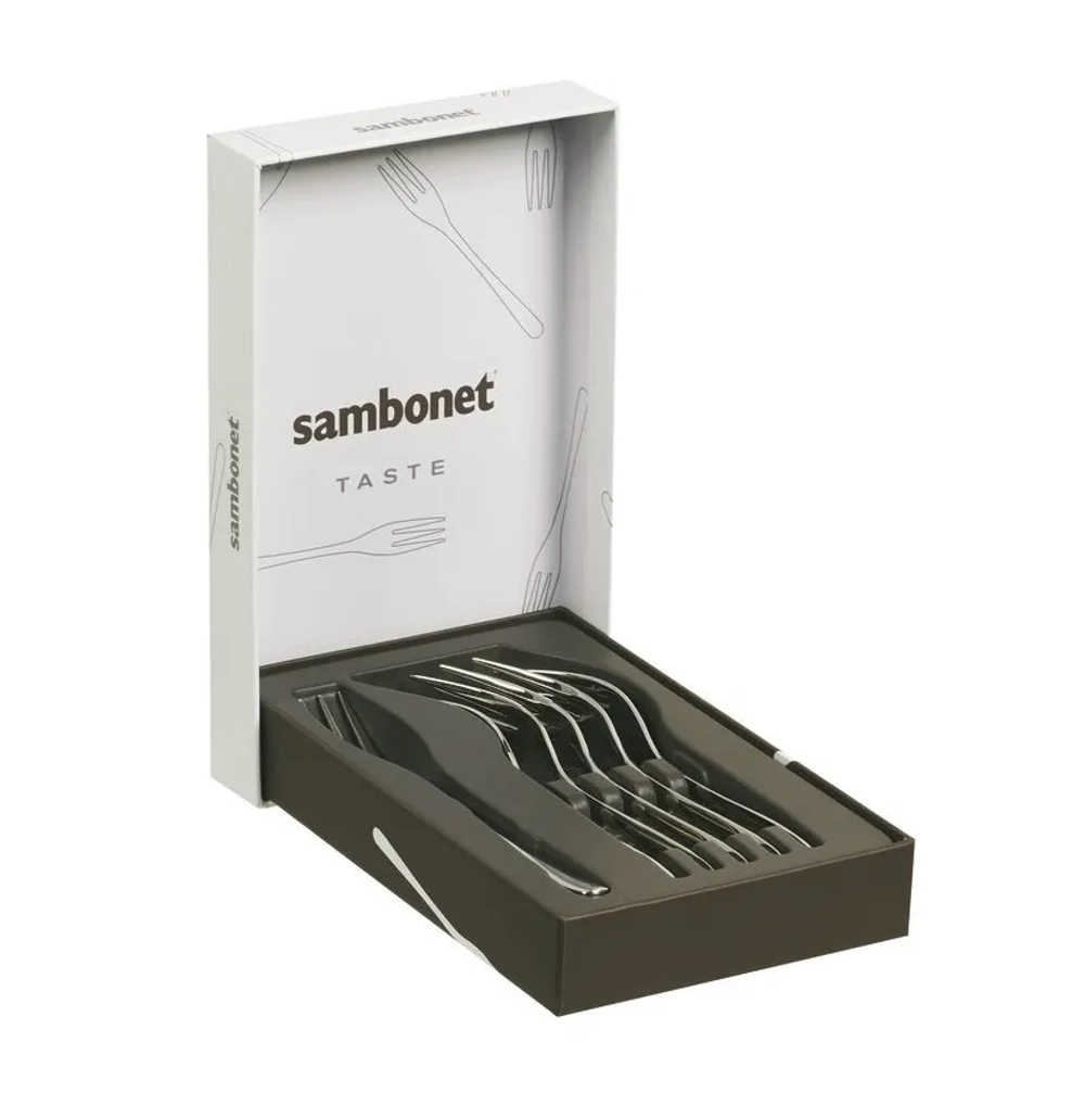 Sambonet Набор из 6 вилок Taste PVD Black 52553BA5